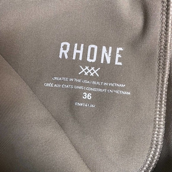 Rhone Commuter Pants Mens 36 Straight Leg Khaki Tan 36x28 Lightweight Stretch - Picture 10 of 12